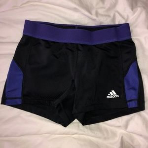 Adidas Dark Grey and Purple Spandex